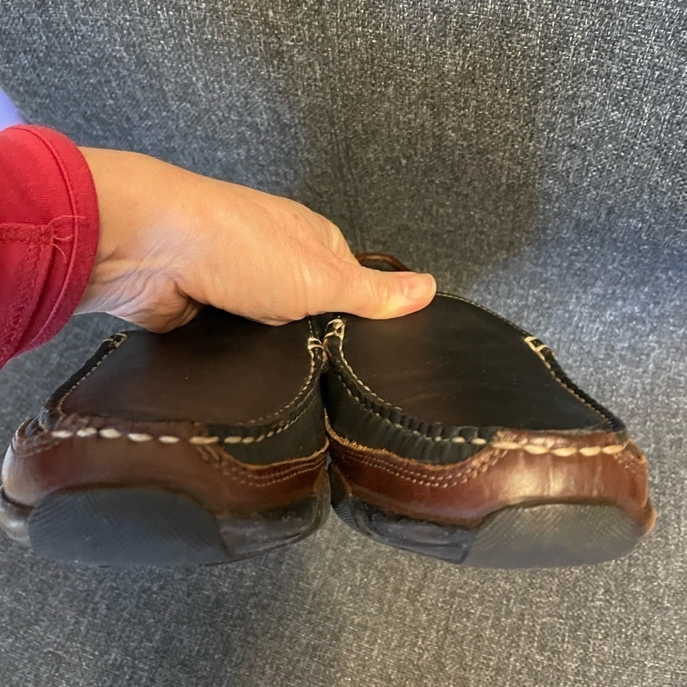 Allen Edmonds Boulder Loafer Black/Brown 9.5 - Picture 4 of 12